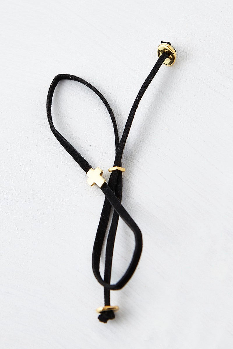 Μαρτυρικό βραχιόλι δερμάτινο suede, 50 τεμάχια.