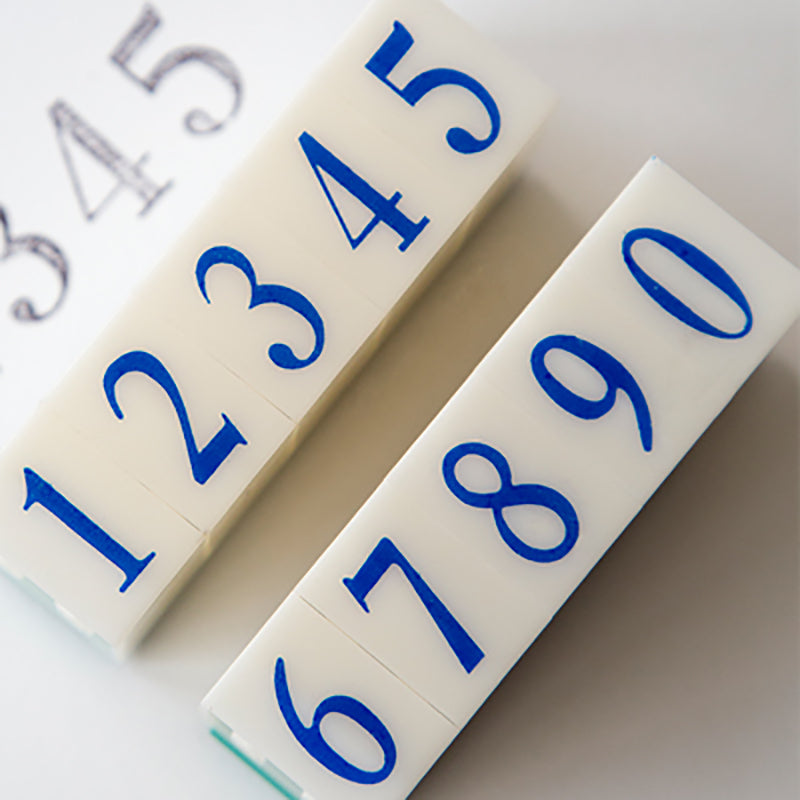 Σφραγίδες 10 τεμάχια, με νούμερα για ημερομηνίες γάμου ή βάπτισης, δωρεάν μεταφορικά!