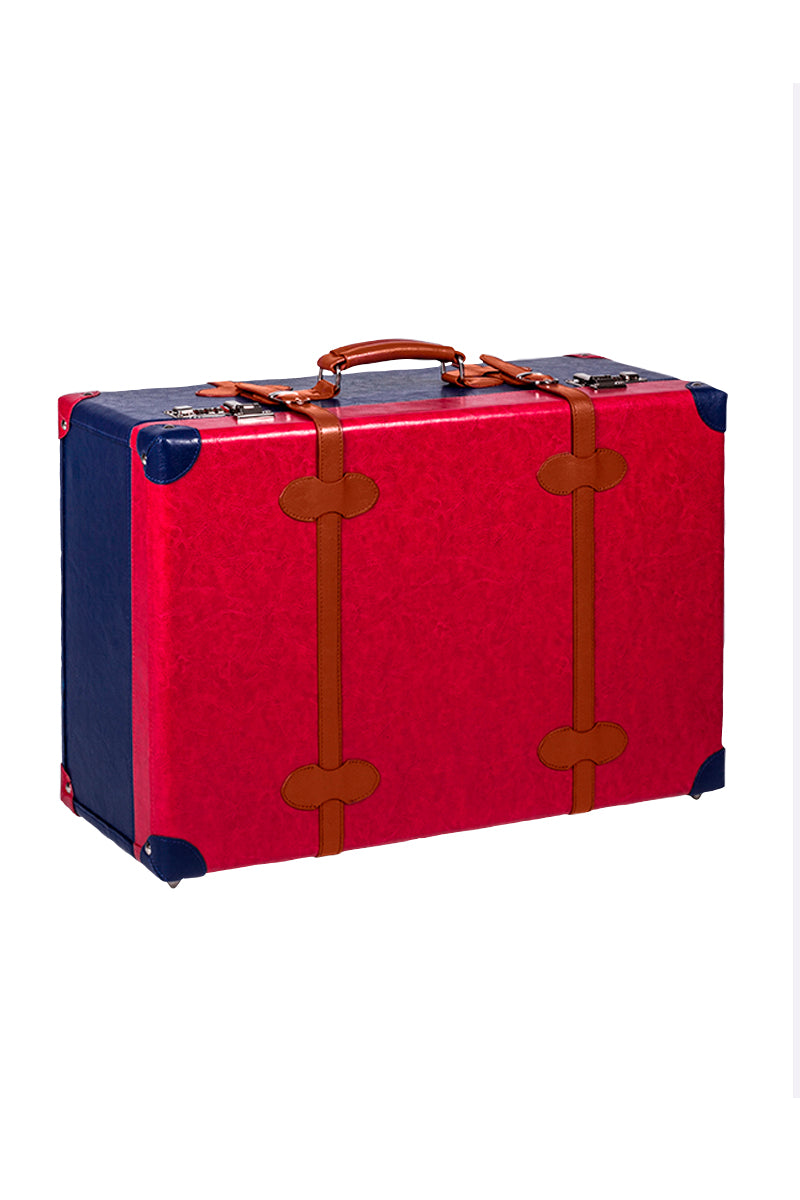 Βαλίτσα ταξιδιού με βελούδινη επένδυση και μεταλλικές inox κλειδαριές με συνδυασμούς.