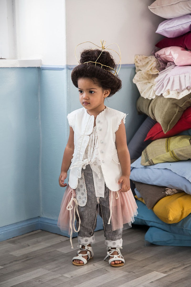 BABY U ROCK 500732FC ΣΑΚΑΚΙ ΜΕ TOP, DOUBLE FACE ΠΑΝΤΕΛΟΝΙ & ΑΠΟΣΠΩΜΕΝΗ TOUTOU