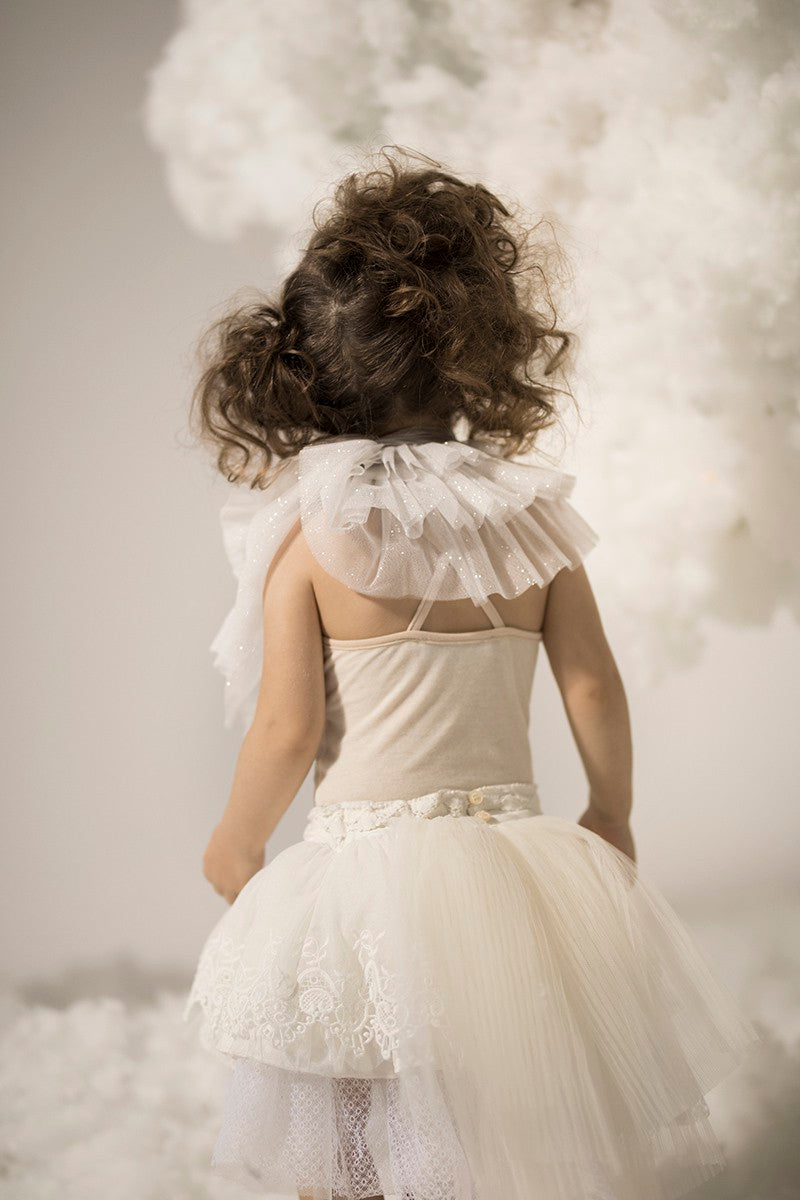 BABY U ROCK 500797C ΣΕΤ ΜΕ TUTU, BODY & ΖΑΚΕΤΑ ΜΕ ΜΟΤΙΦ ΔΑΝΤΕΛΑΣ ΣΤΟ ΜΑΝΙΚΙ & ΜΠΑΝΤΑΝΑ