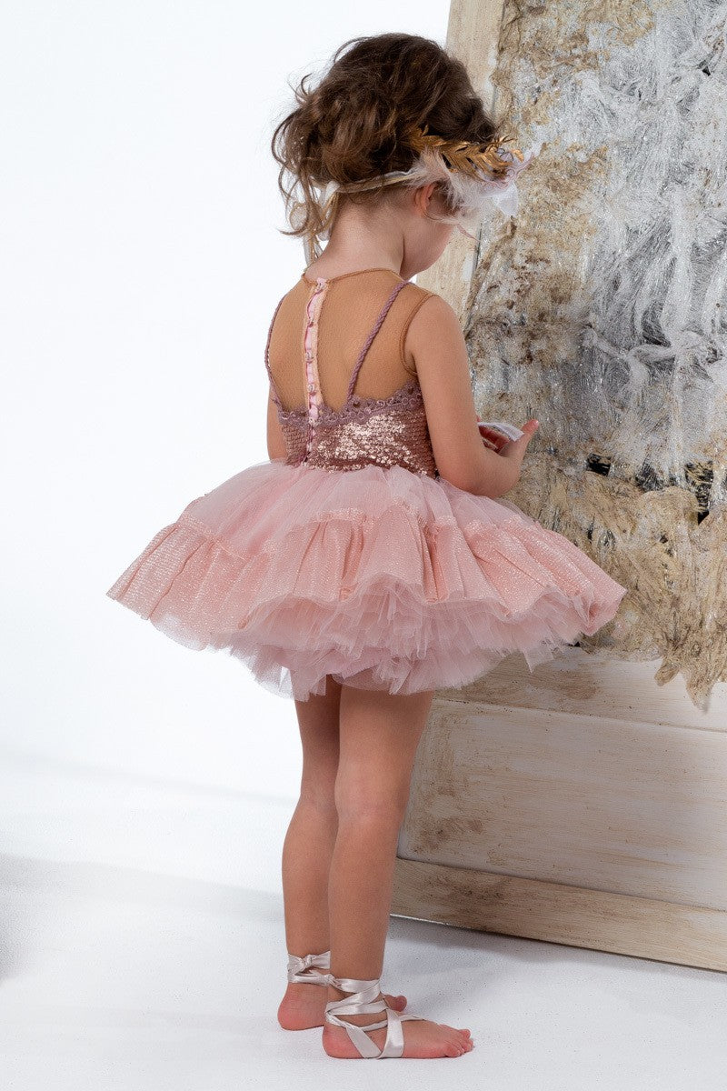 BABY U ROCK 21902G04BAC "MAYA" ΦΟΡΕΜΑ ΜΠΑΛΑΡΙΝΑ ΜΕ ΠΑΓΙΕΤΑ & ΜΠΑΝΤΑΝΑ