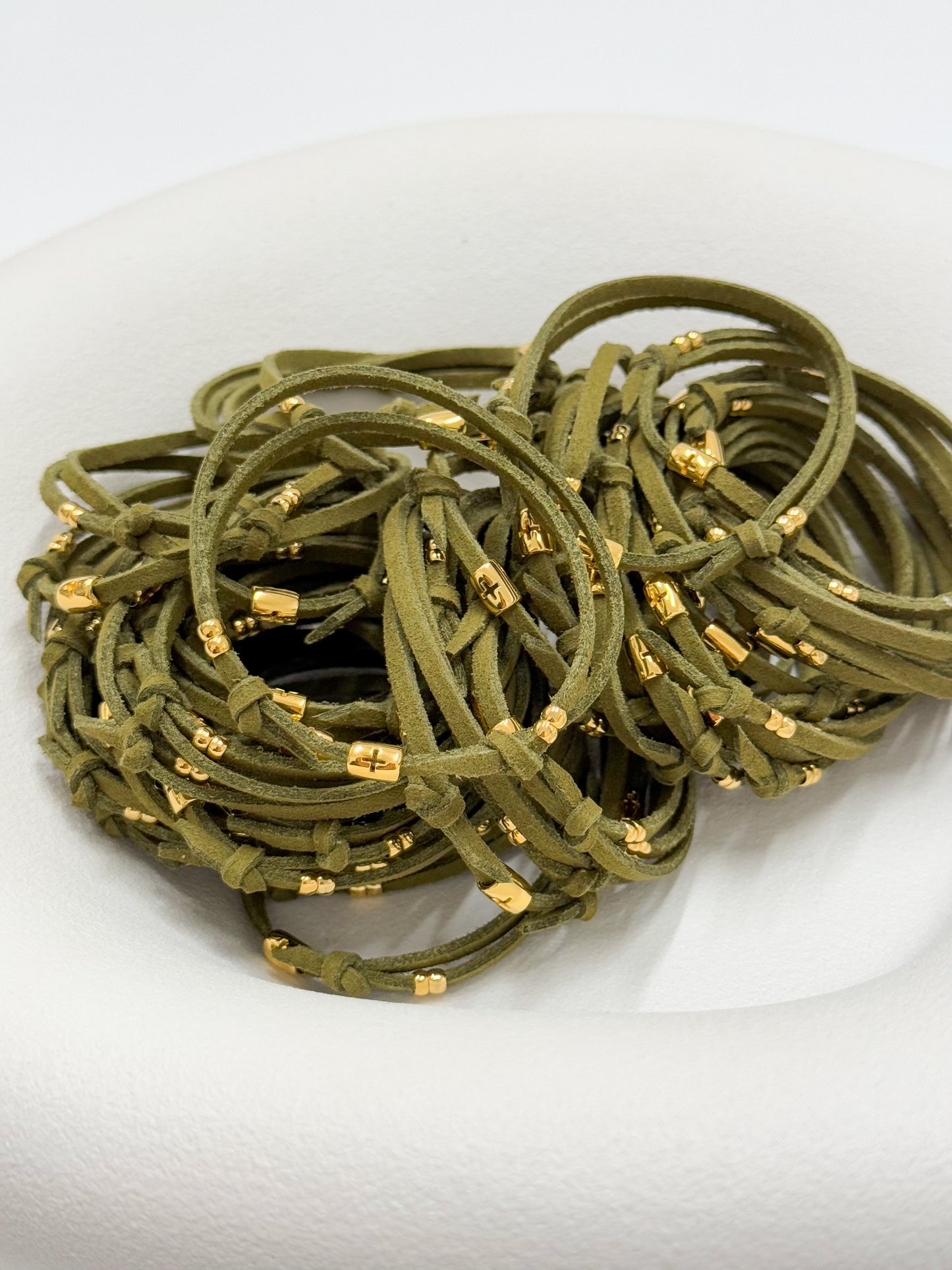 Celfie and Co. H8 (Η8) χειροποίητο δερμάτινο βραχιόλι, 50 τεμάχια.