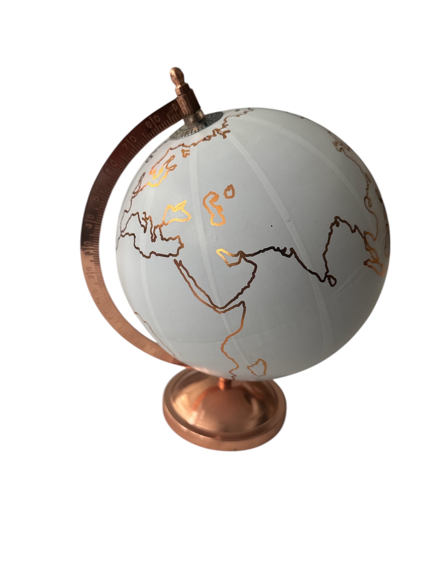 Βιβλίο ευχών υδρόγειος ρόζ χρυσό.