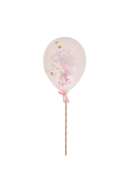 ΜΠΑΛΟΝΙ ΜΕ CONFETTI ΡΟΖ ΔΙΑΚΟΣΜΗΤΙΚΟ