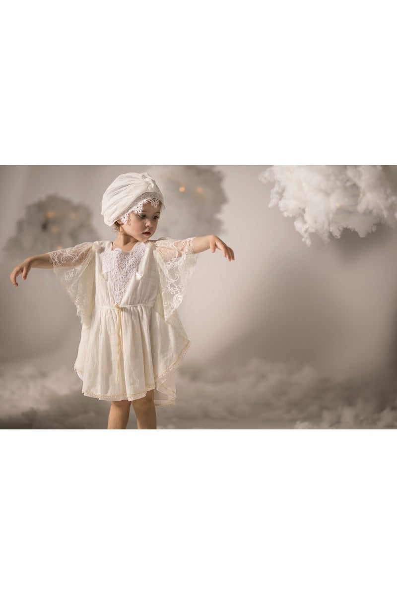 BABY U ROCK 500800C ΚΑΦΤΑΝΙ OFF WHITE LUREX ΜΑΖΙ ΜΕ ΜΠΑΝΤΑΝΑ
